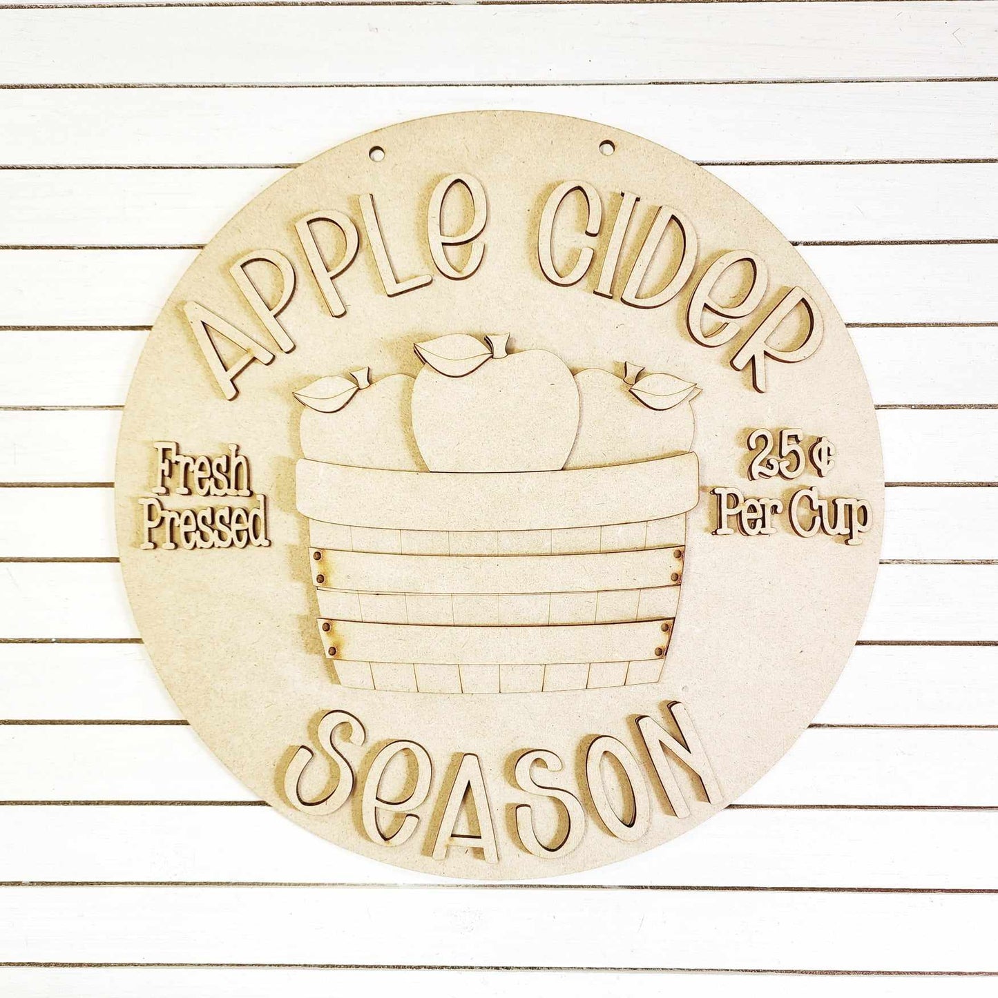 Apple Cider DIY Door Sign Kit