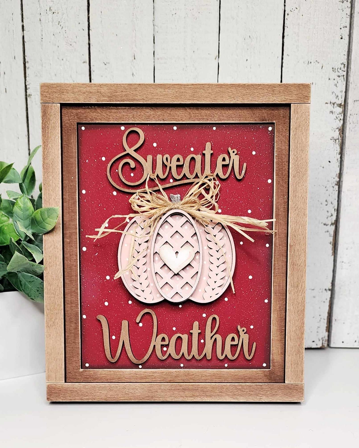 Sweater Weather Trio DIY Sign Kit