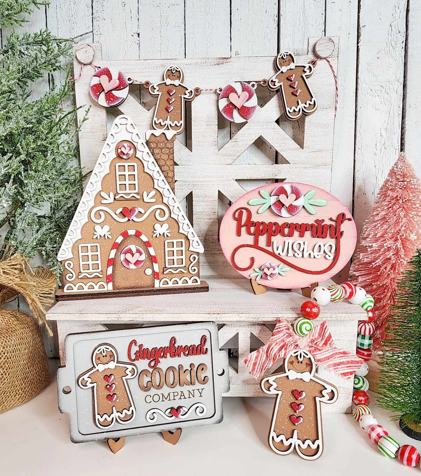 Gingerbread Christmas Tiered Tray Kit