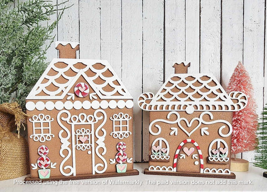 Gingerbread Christmas Houses