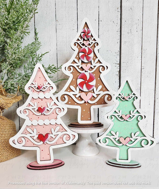 Gingerbread Christmas Trees