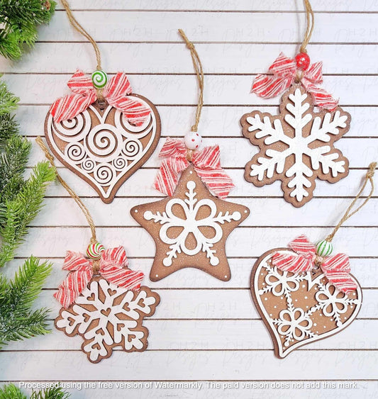 Gingerbread Christmas Ornaments