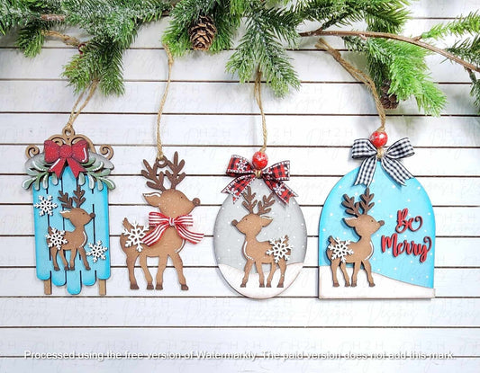 Oh Deer Christmas Ornaments