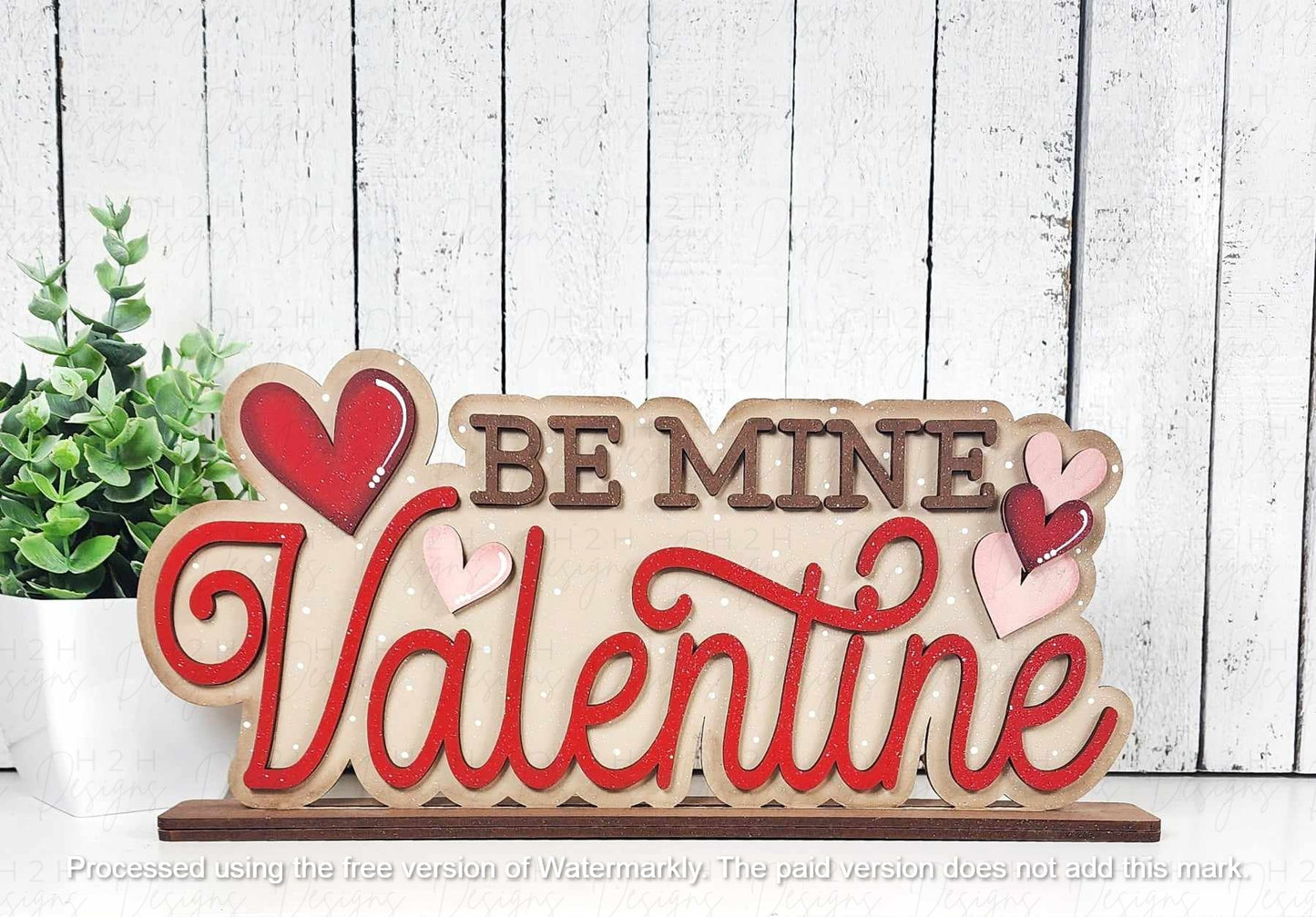 Be Mine Word Art