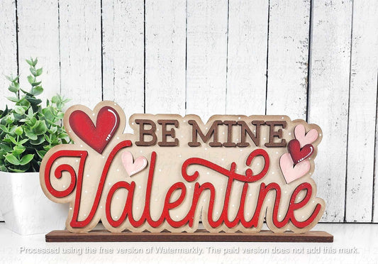 Be Mine Word Art