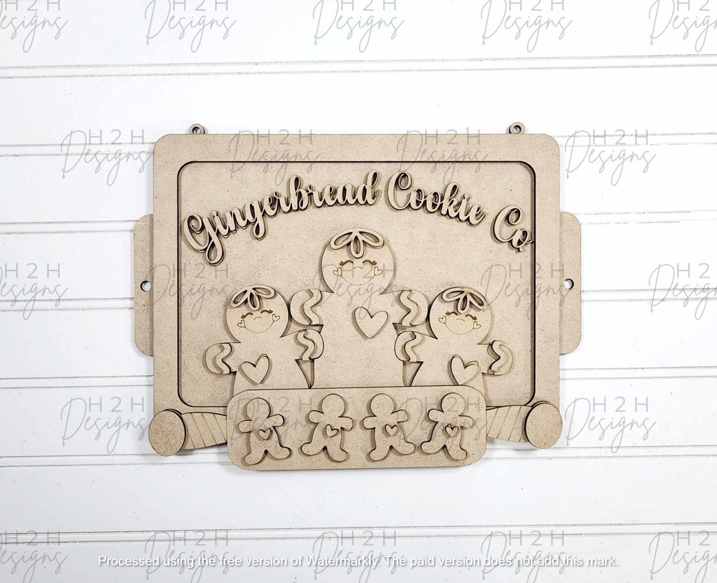 Gingerbread Cookie Co Sign Kit