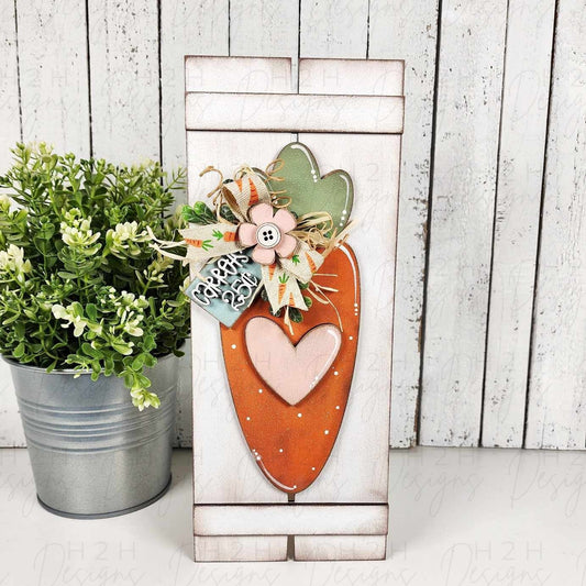 Carrot Pallet Shelf Sitter
