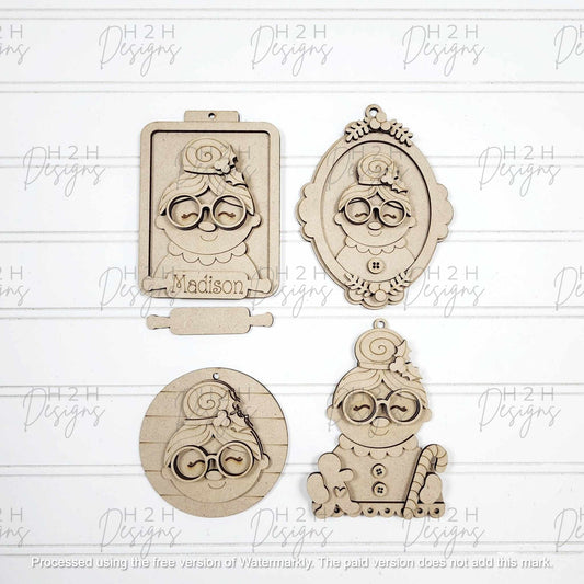 Mrs. Claus Ornaments