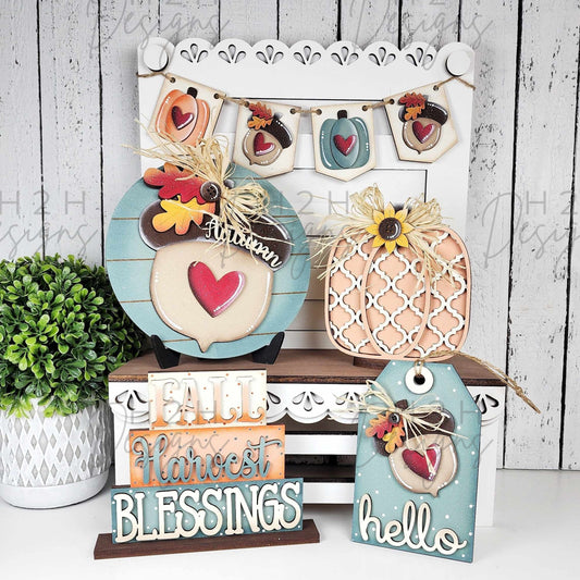 Fall Harvest Decor Set