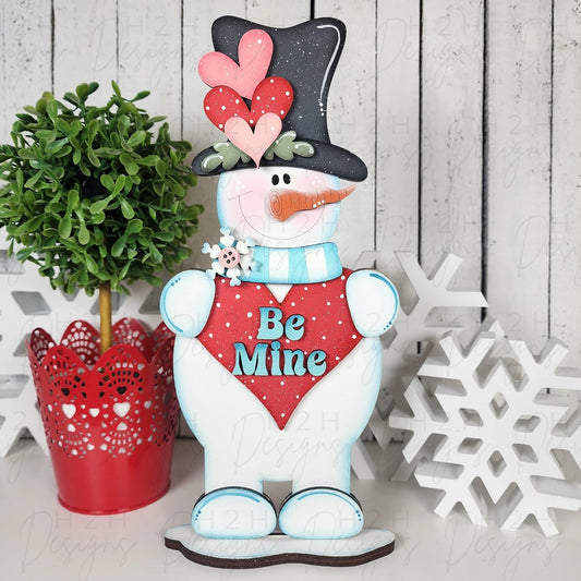 Be Mine Snowman Shelf Sitter