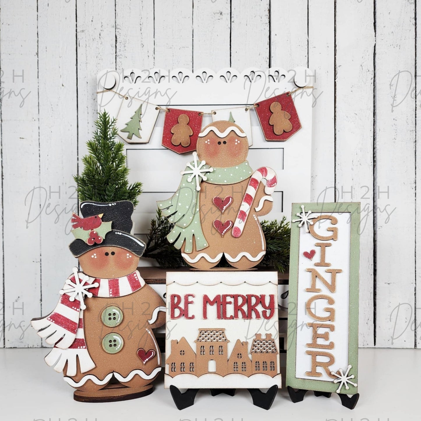 Victorian Gingerbread Decor Set