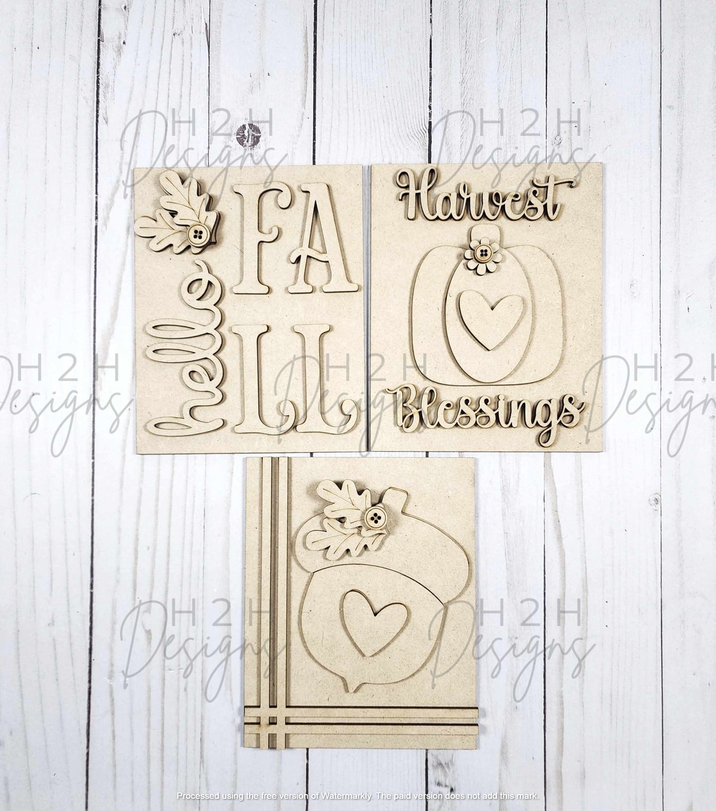 Fall Harvest Trio Signs