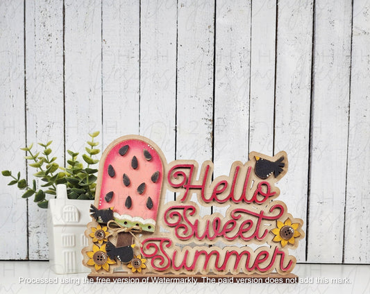 Vintage Watermelon Wordart