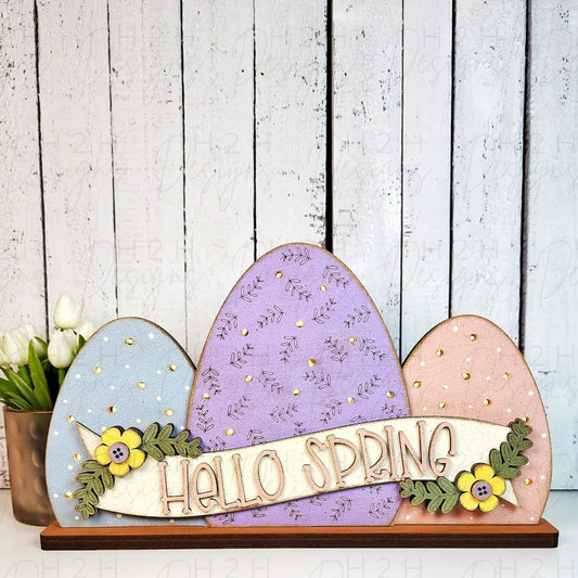 Hello Spring Shelf Sitter