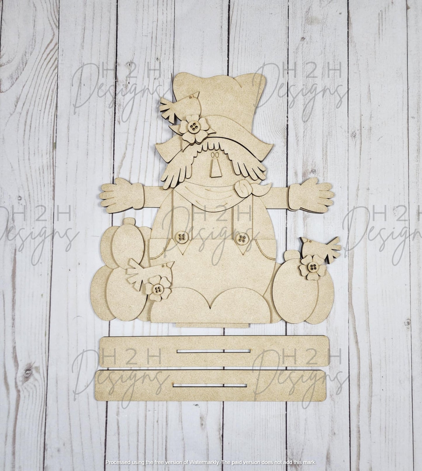 Fall Scarecrow Shelf Sitter