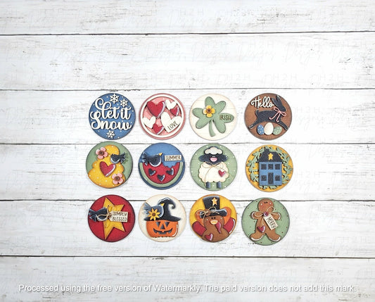 Heirloom Round Inserts set of 12