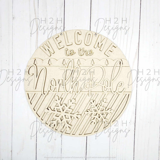 Welcome to the North Pole Sign Kit