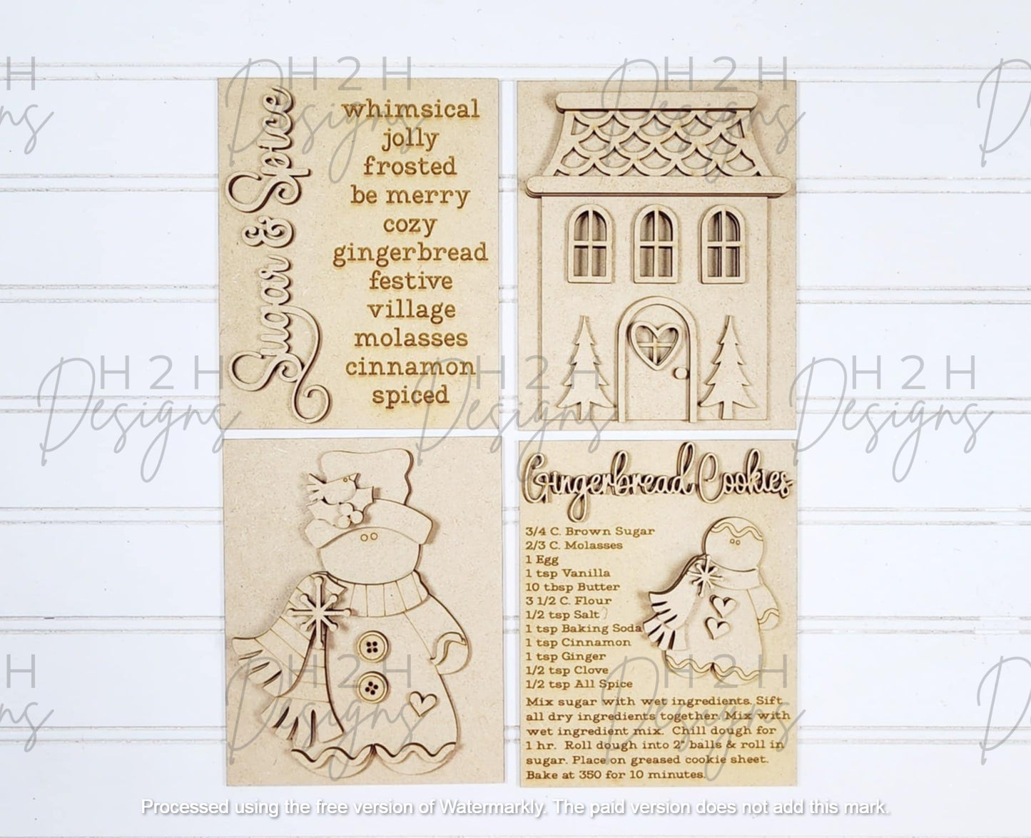 Vintage Gingerbread Signs