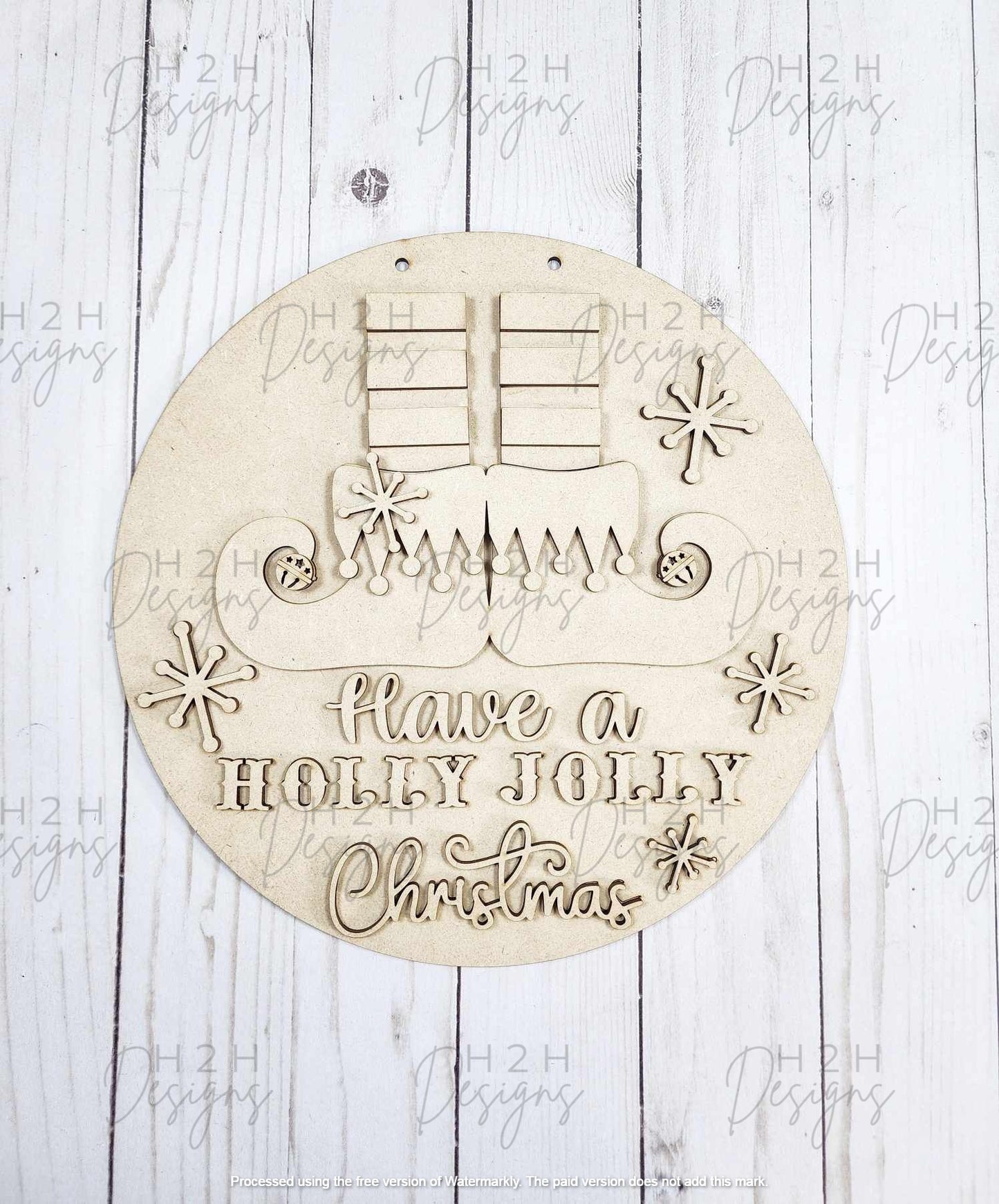 Have a Holly Jolly Christmas Sign Kit