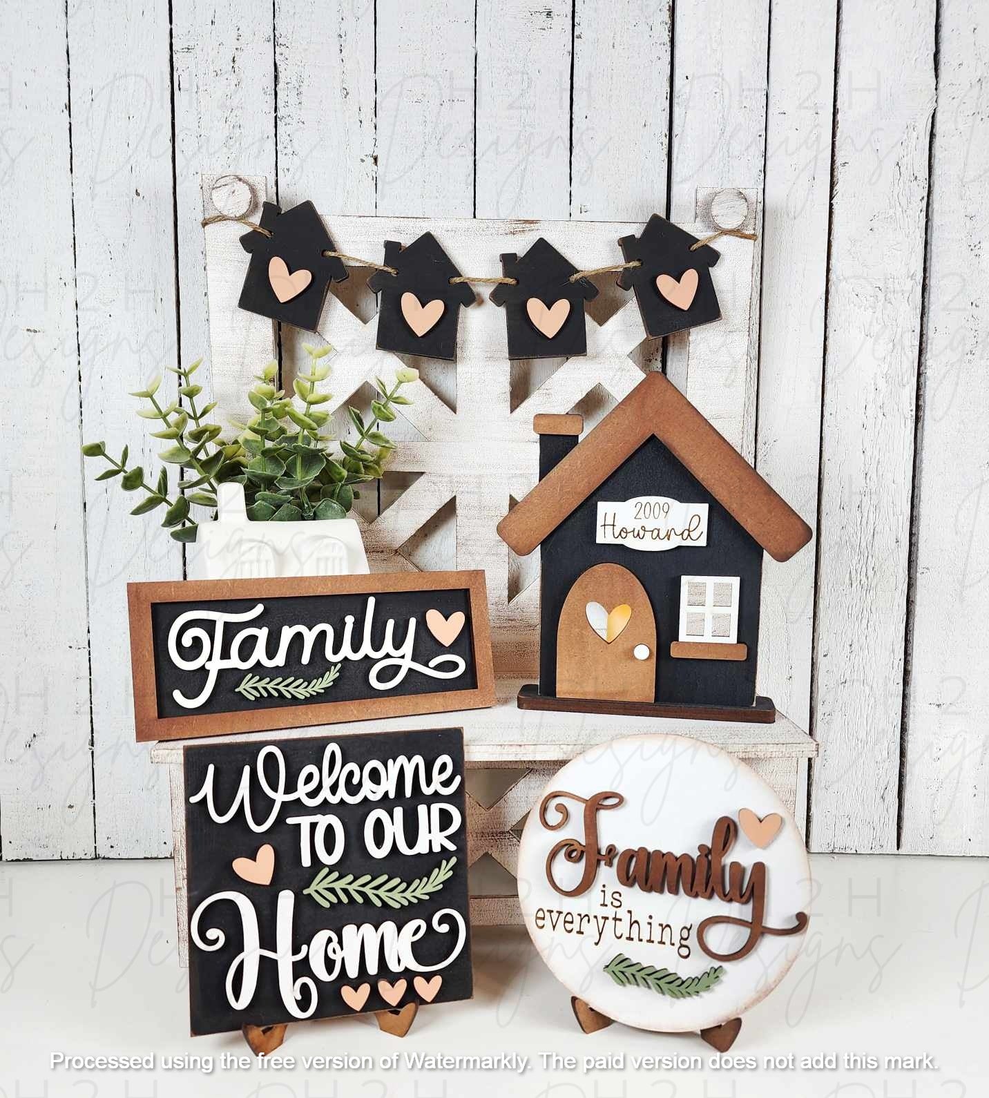 Family Home Decor Set