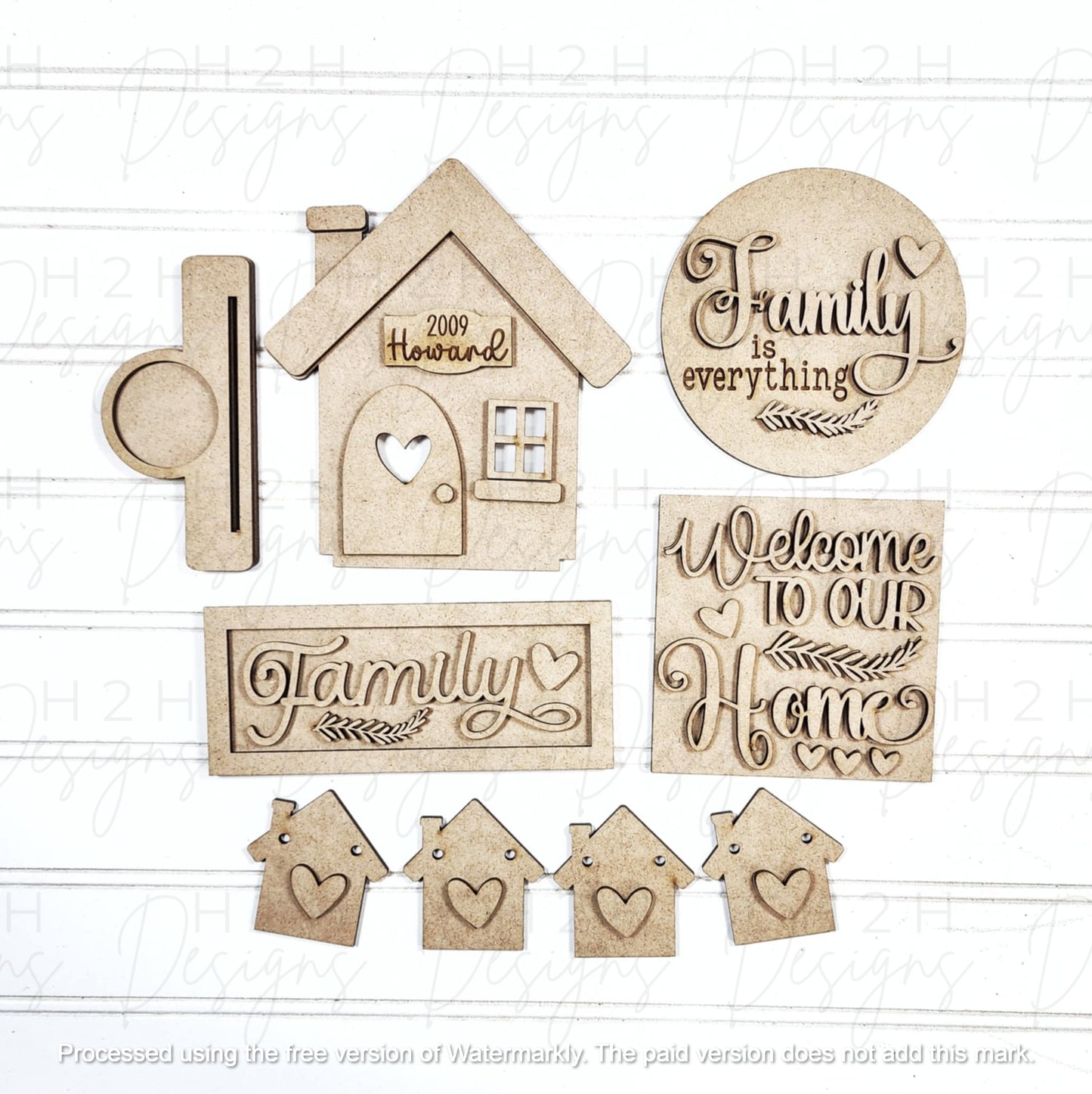 Family Home Decor Set