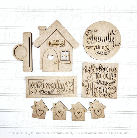 Family Home Decor Set