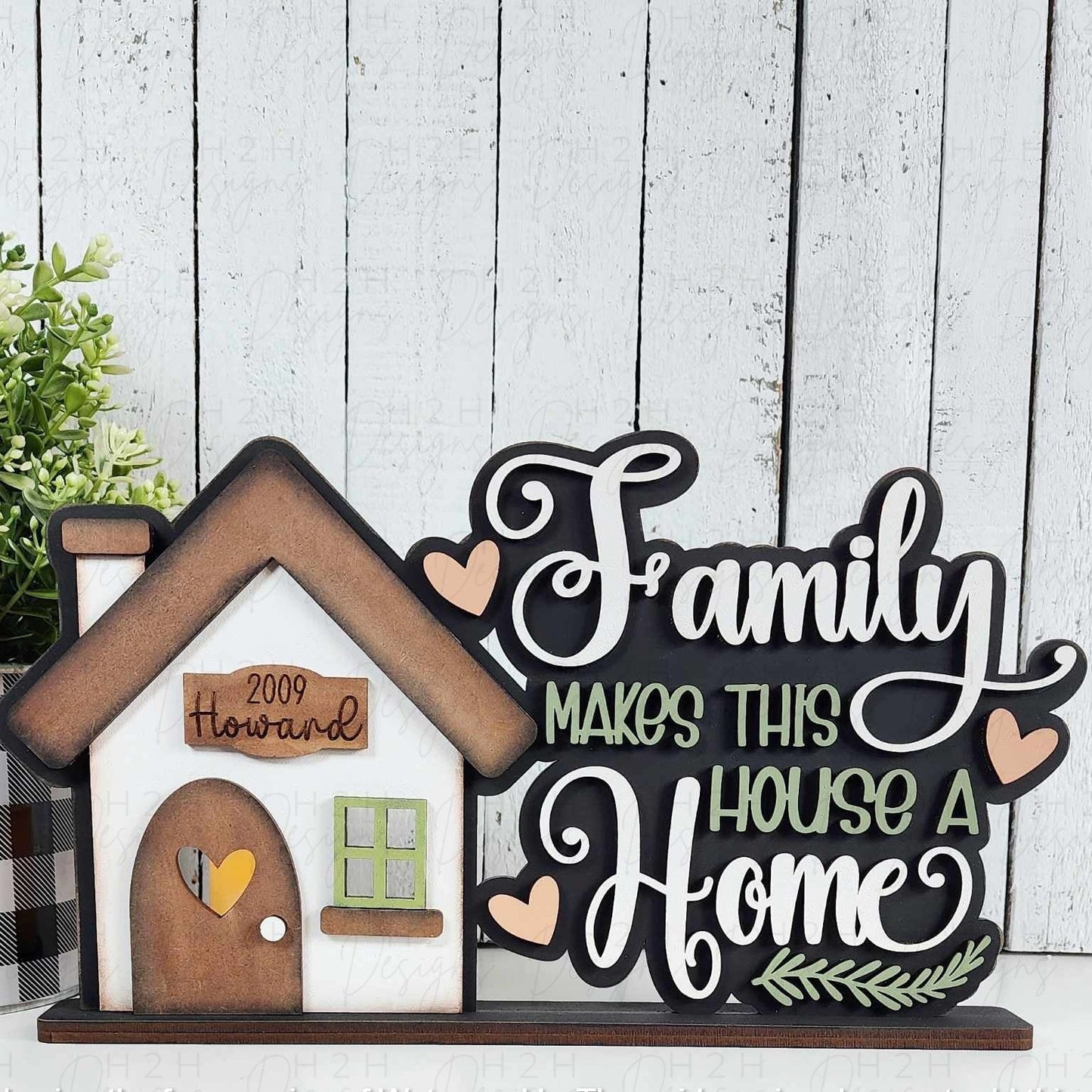 Family Home Word Art