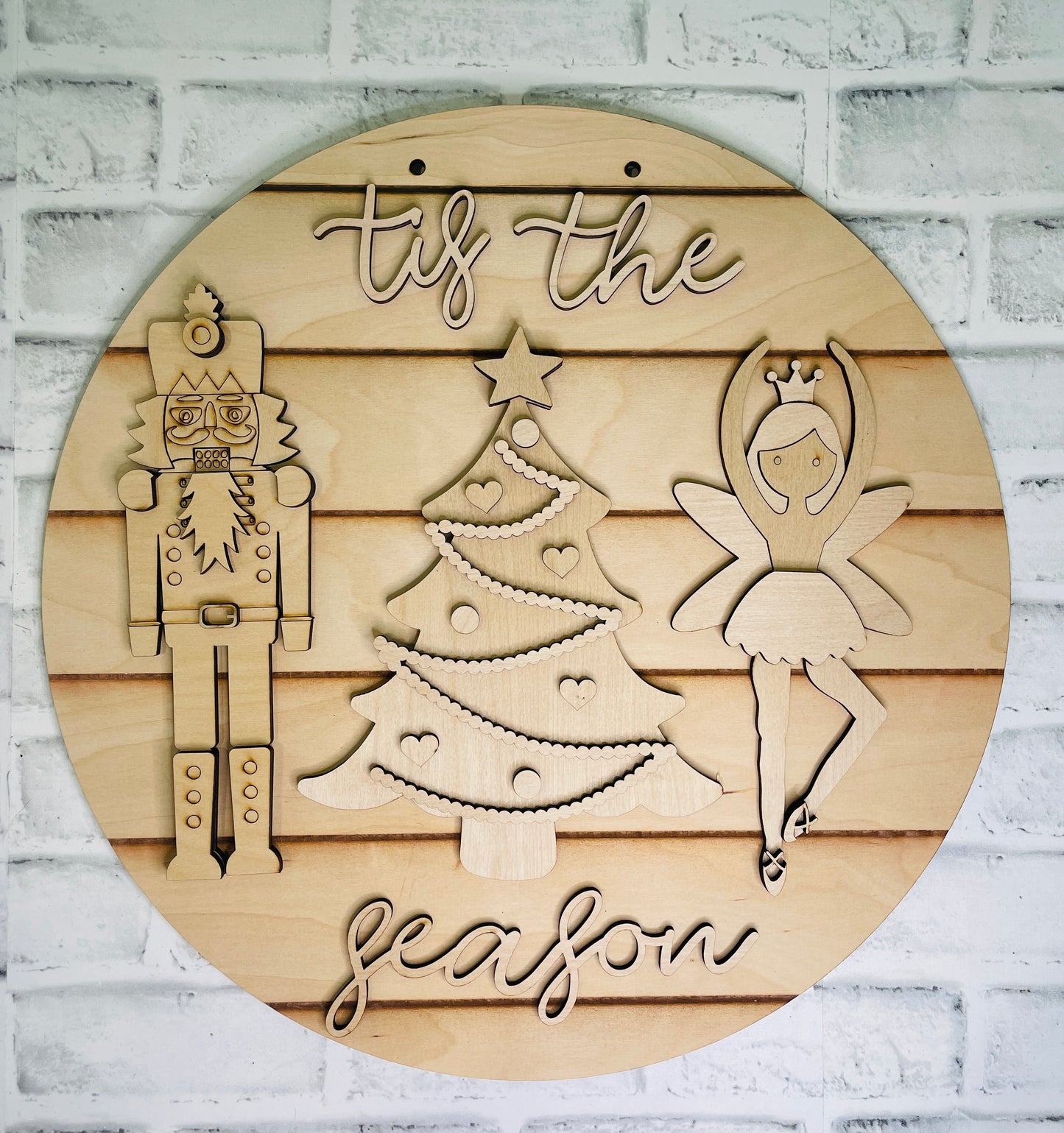 Nutcracker Christmas Door Sign Kit