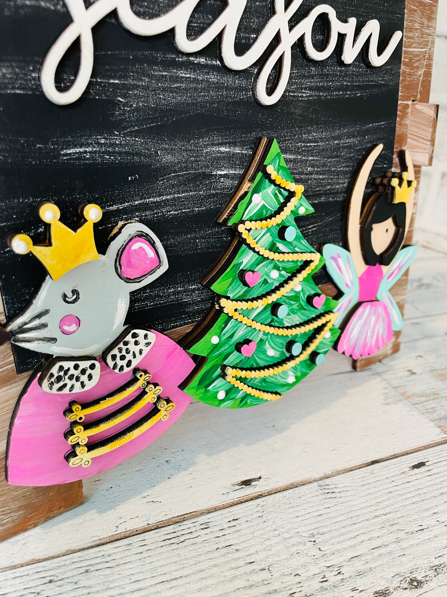 Nutcracker sandwich board insert DIY Kit