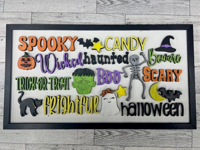 Halloween Sign DIY Kit