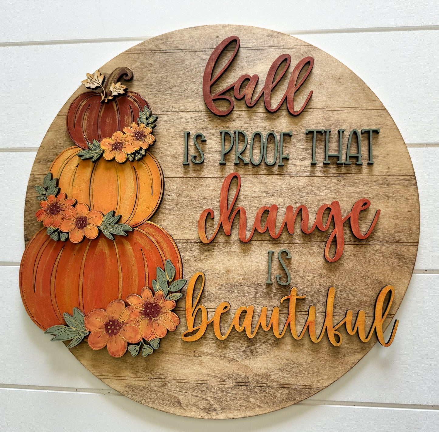 Fall is proof DIY Door Sign Kit