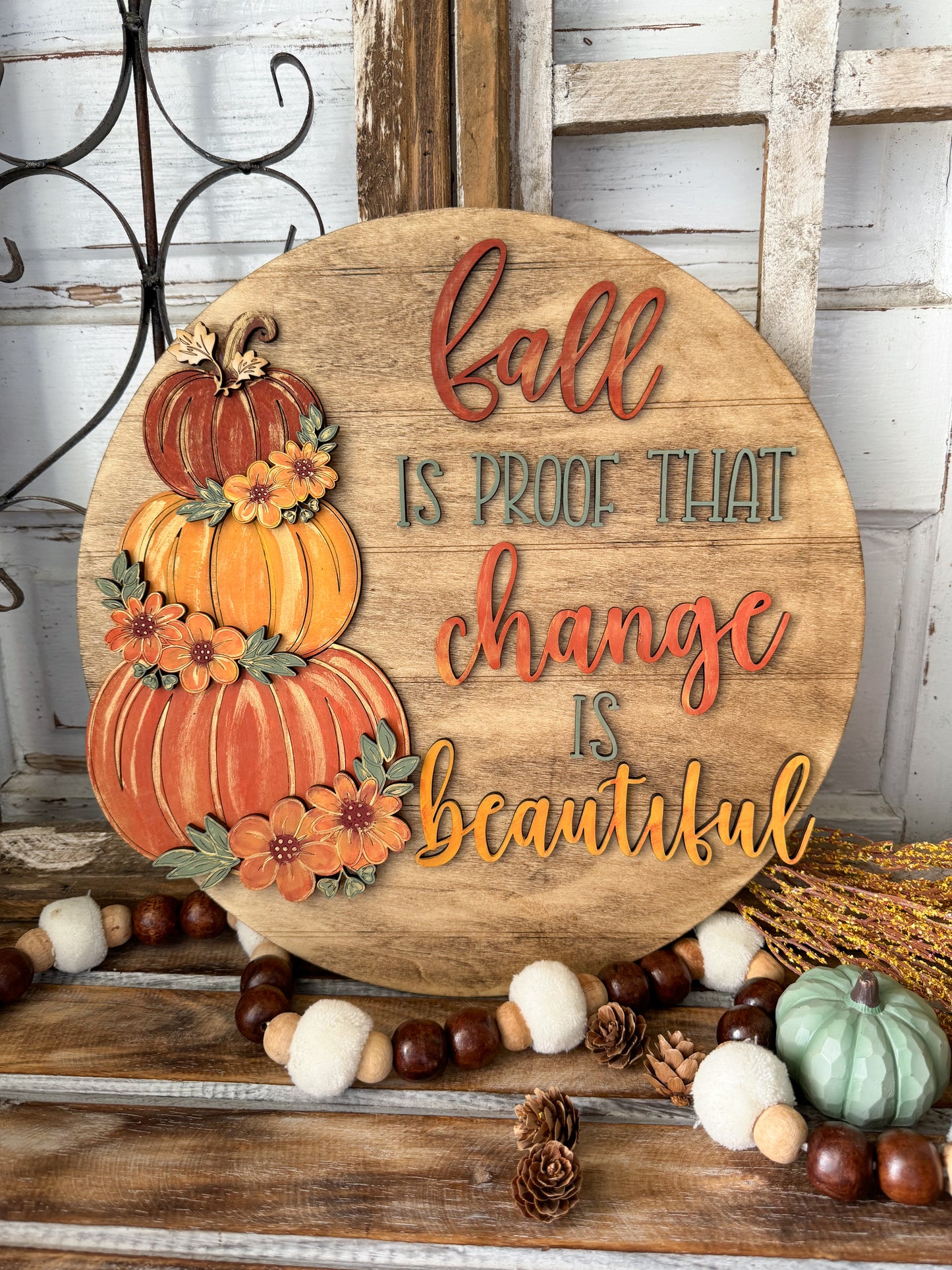 Fall is proof DIY Door Sign Kit