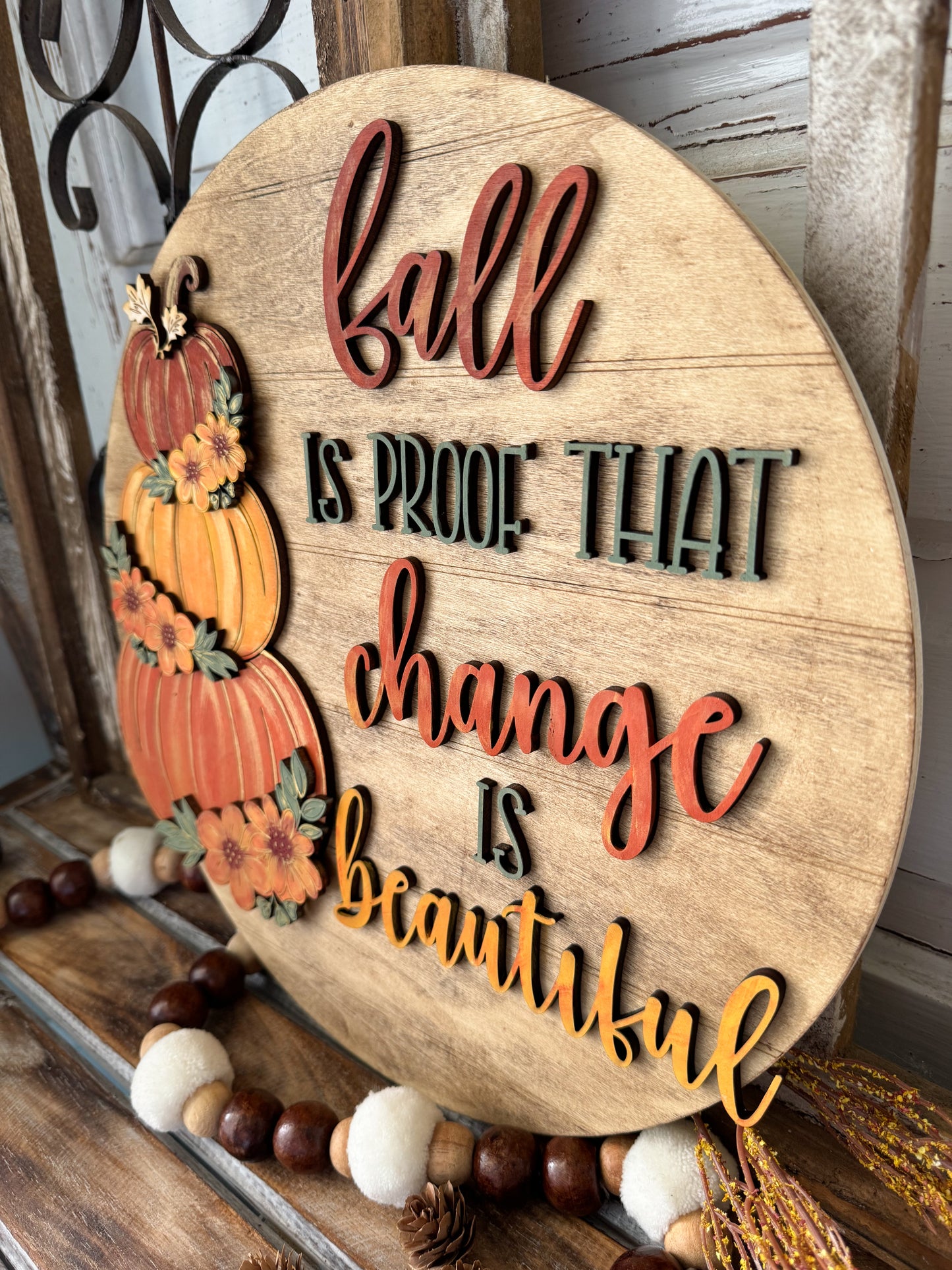 Fall is proof DIY Door Sign Kit