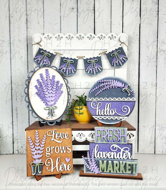 Lavender Decor Set
