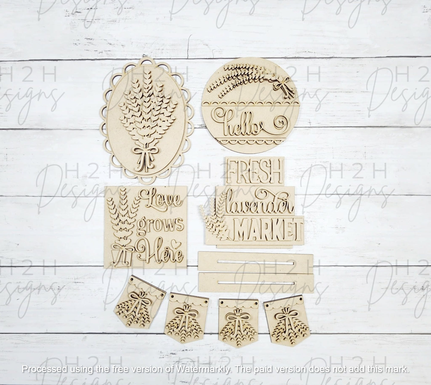 Lavender Decor Set