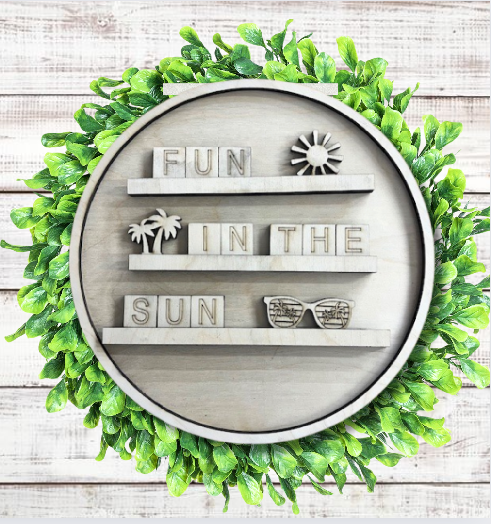 Fun in the sun Letterboard DIY Kit