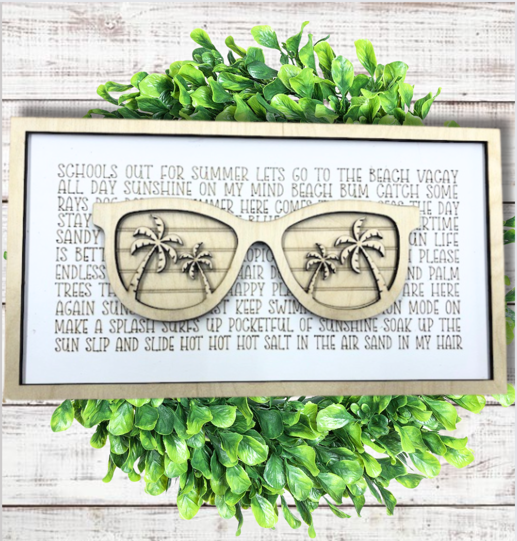 Sunglasses Sign DIY Kit