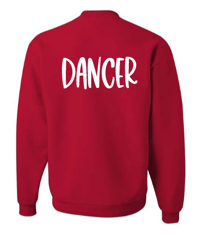 Red Adult Unisex Crewneck Sweater