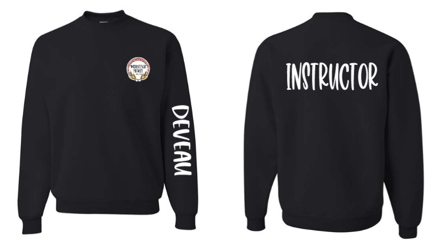 Black Youth Crewneck Sweater