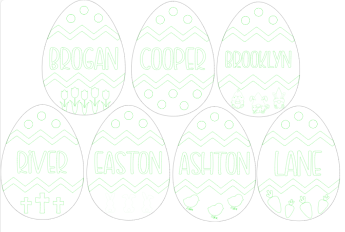 Personalized Easter Egg DIY Paint Kit