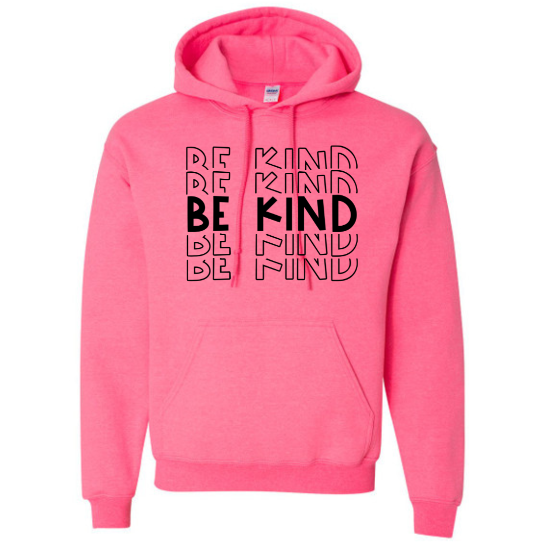 Be Kind Pink Hoodie - Adult