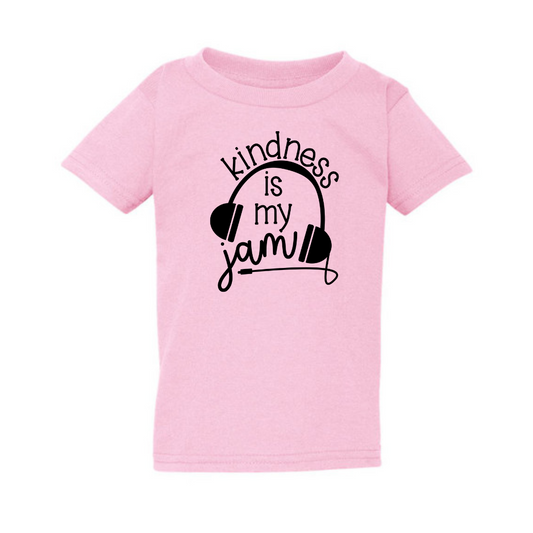 Kindness is my Jam Pink Tshirt - Toddler