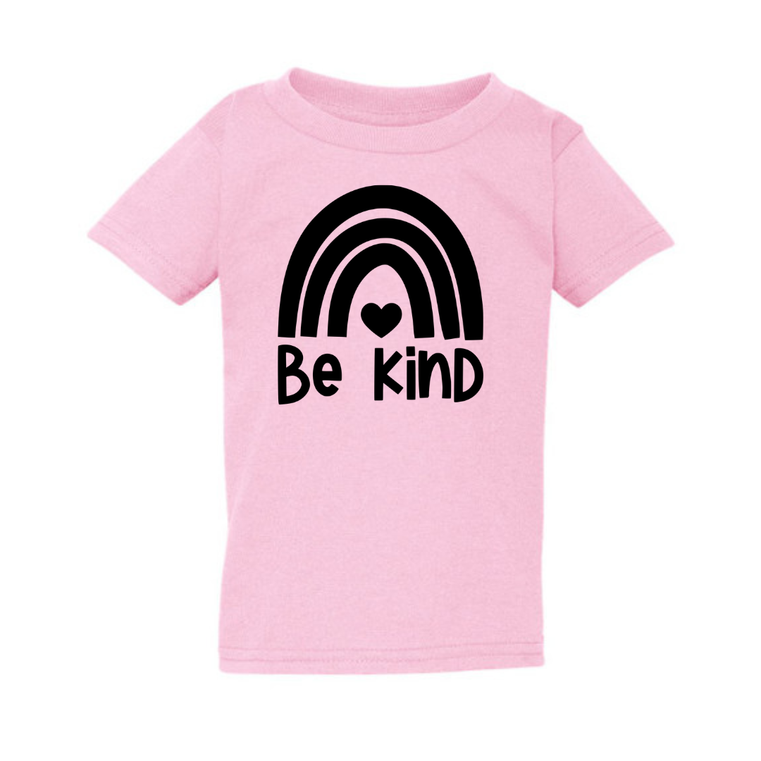 Be Kind Rainbow Pink Tshirt - Toddler