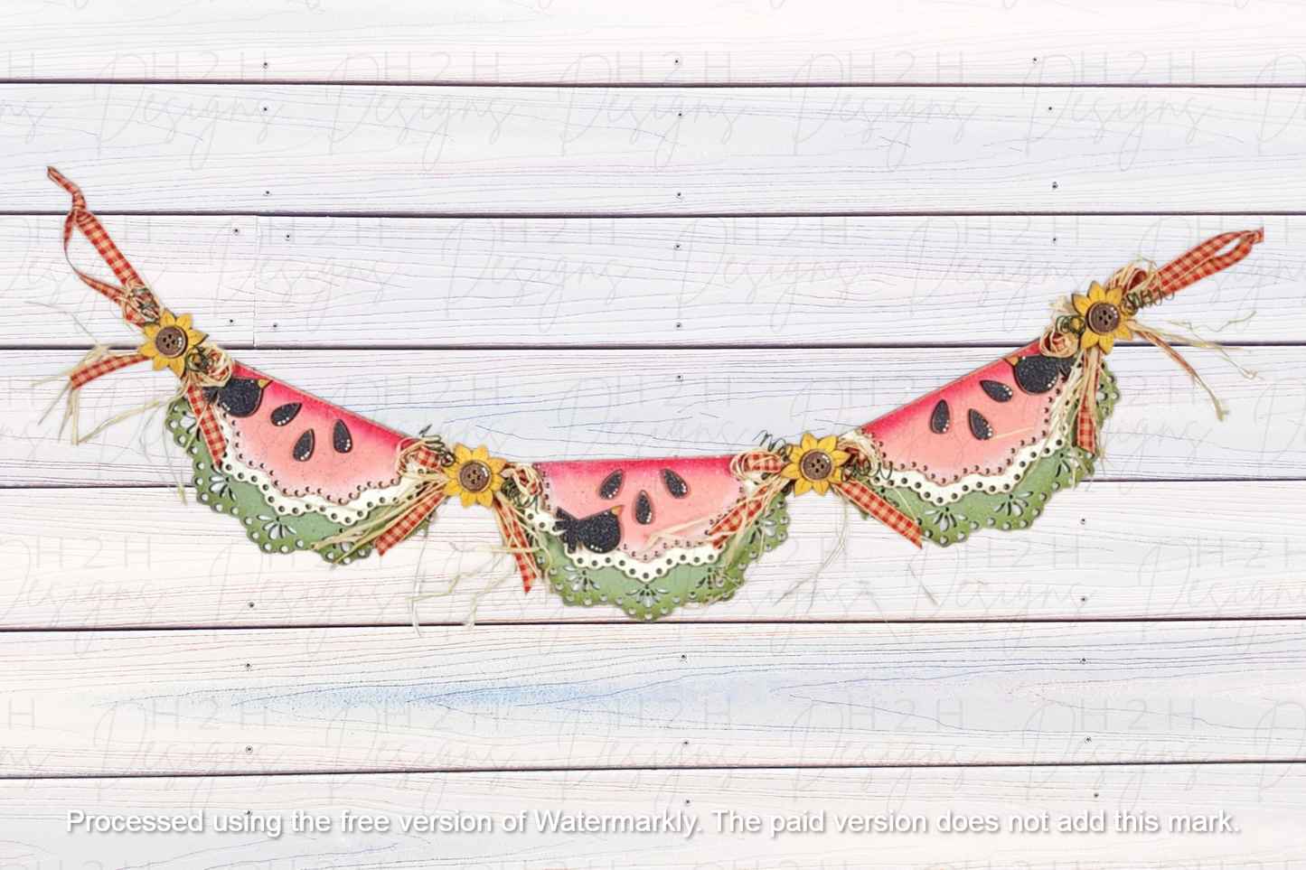 Vintage Watermelon Banner