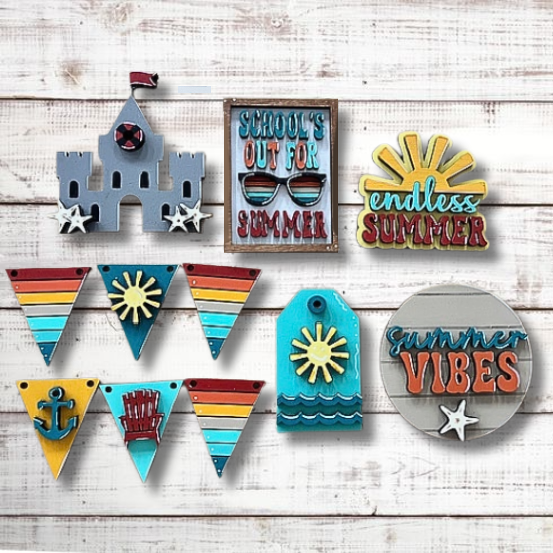 Summer Vibes Tiered Tray DIY Kit