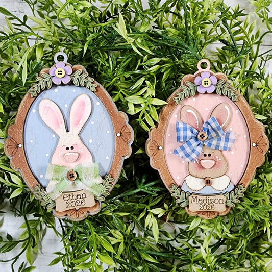 Framed Easter Basket Tags