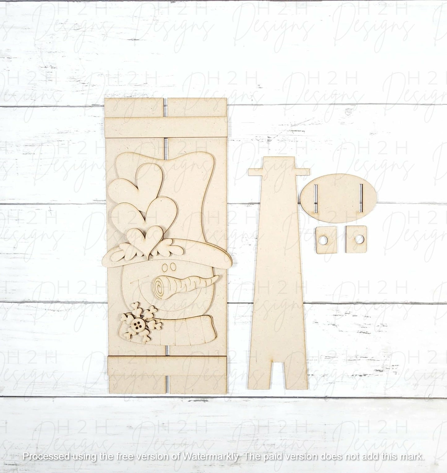 Snowman Pallet Shelf Sitter