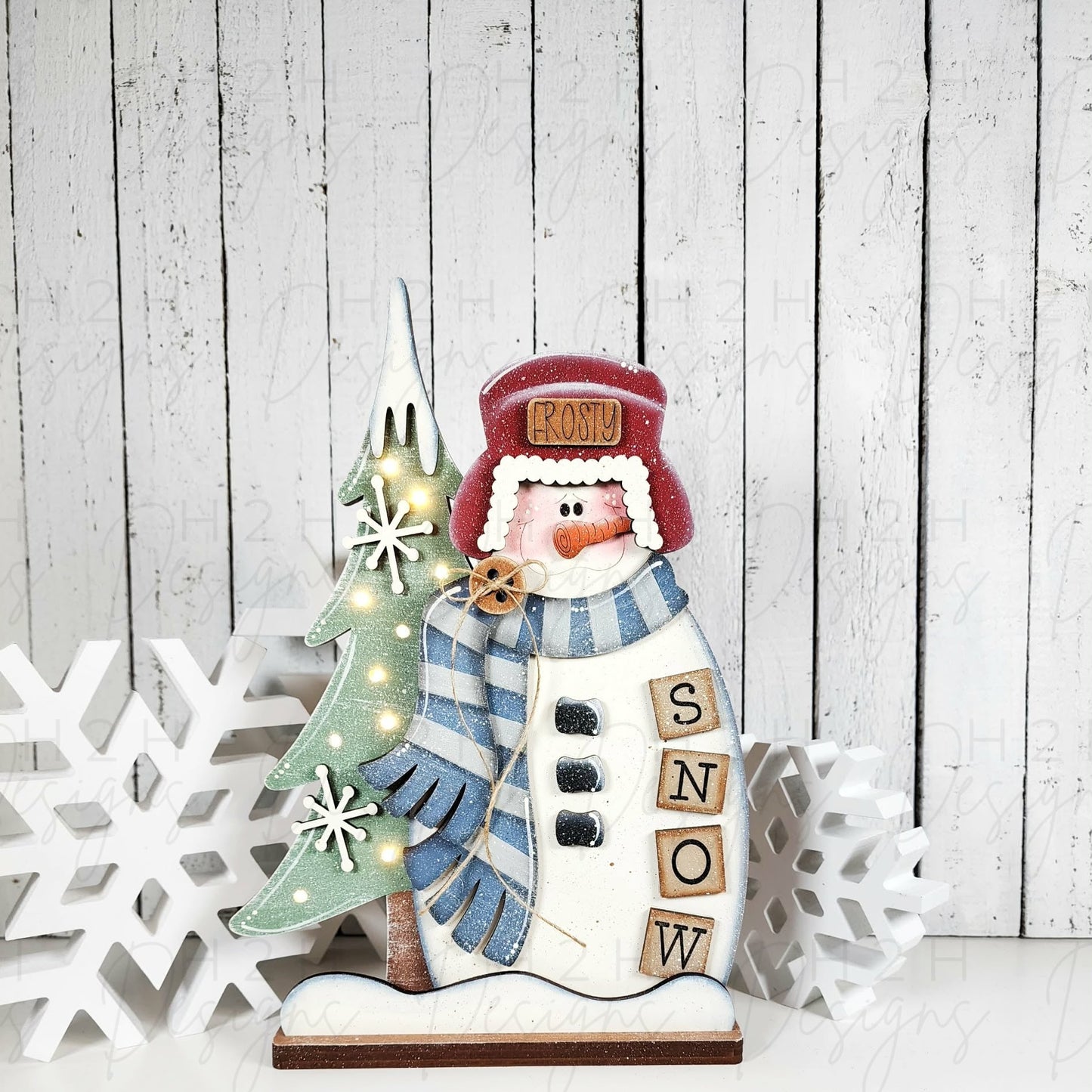 Winter Snow Snowman Shelf Sitter