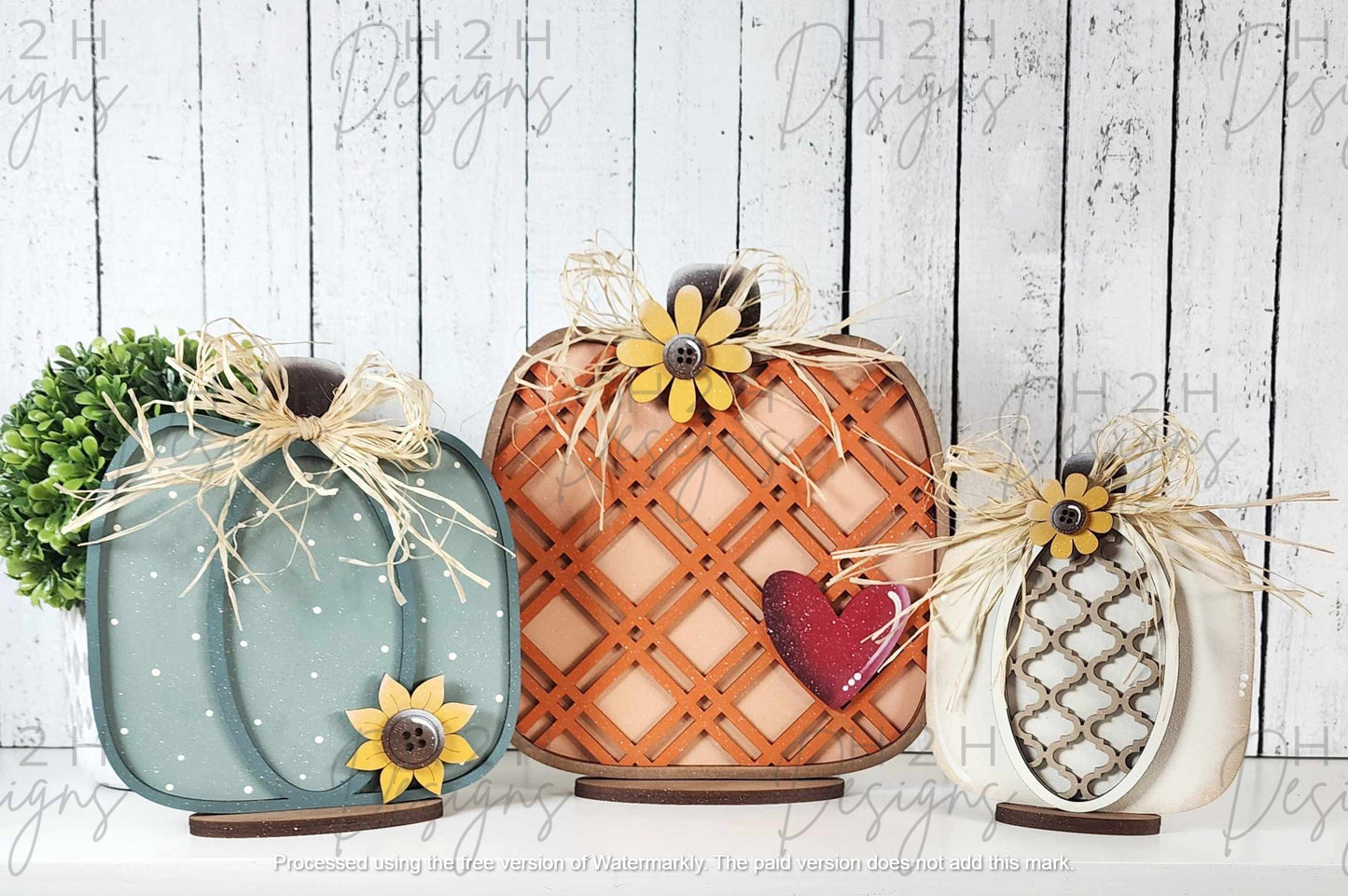 Fall Harvest Pumpkin Shelf Sitters