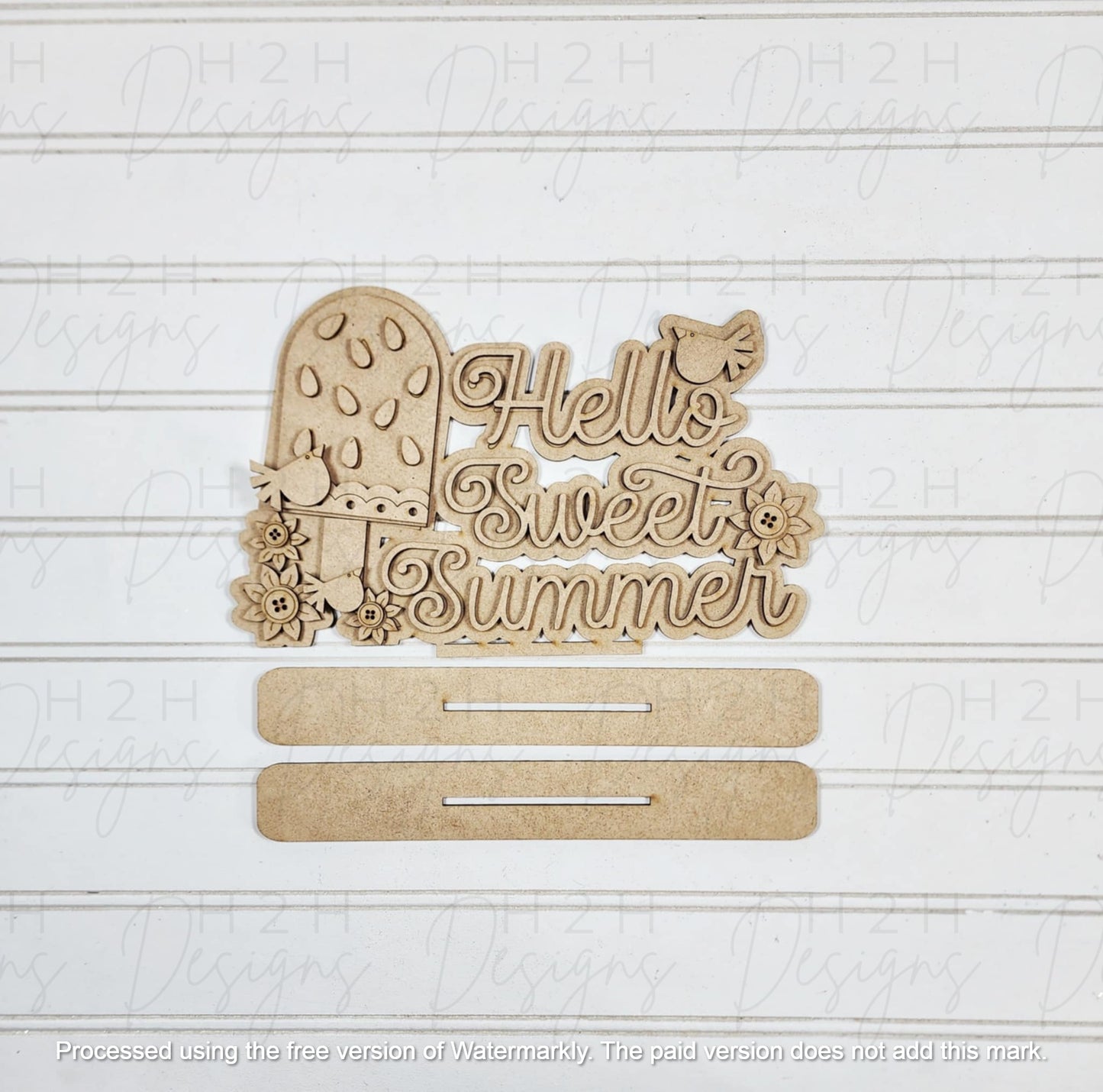 Vintage Watermelon Wordart